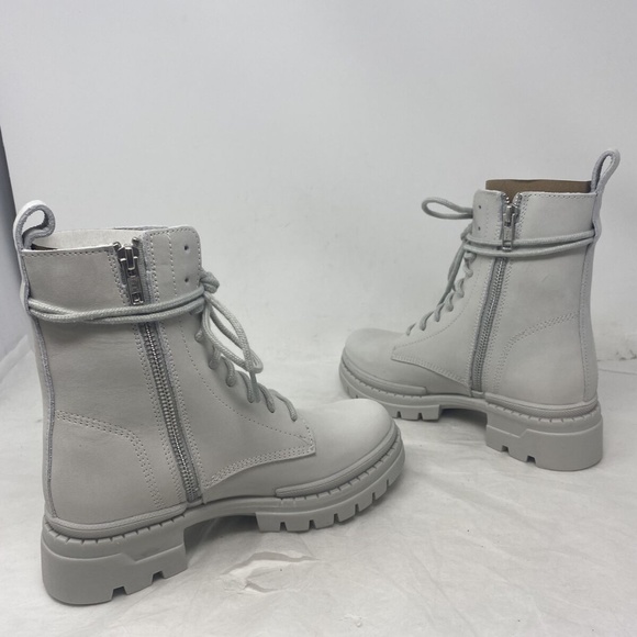 NEW Steve Madden Womens Jamisyn ICE Leather Combat & Lace-up Boots Shoes SZ 5.5 - Picture 5 of 5